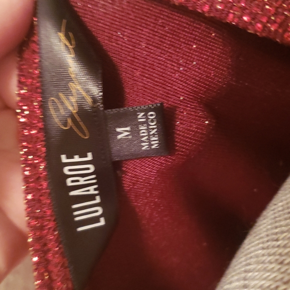 Lularoe elegant peplum top - Picture 3 of 5